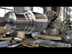 Büyük CNC torna işleme çimento şaftı çakıl kırıcı şaftı maden şaftı rulo şaftı özel şekilli şaft